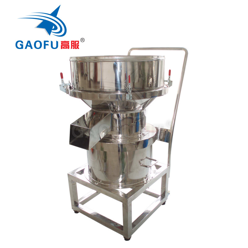 Small movable spice sifting shaking sieve  450 filter sieving machine for soy sauce