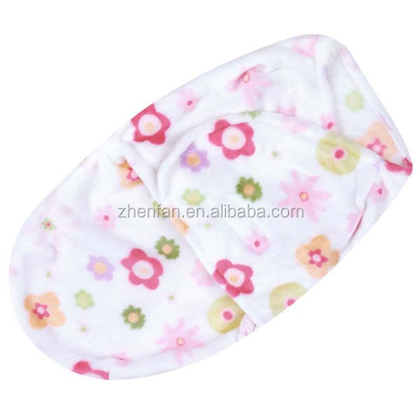 super soft flannel printed newborn baby swaddle blanket wrap