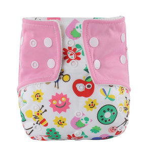 printed waterproof washable baby cloth diaper