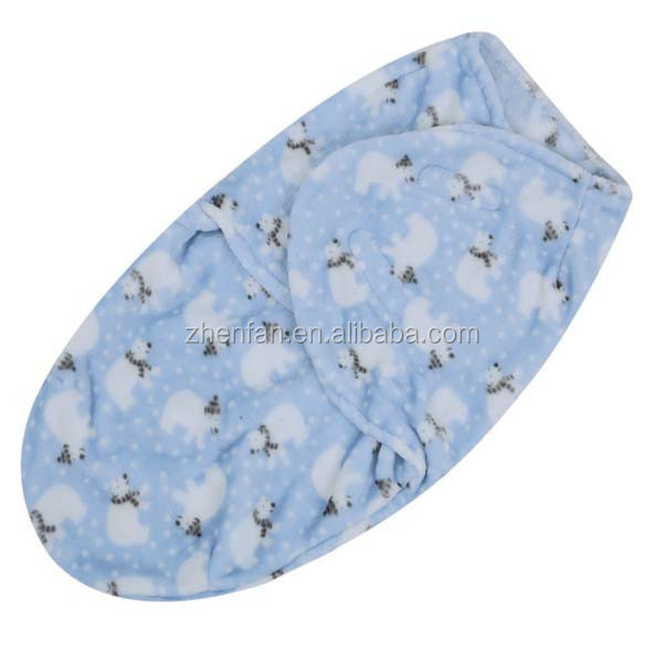 super soft flannel printed newborn baby swaddle blanket wrap