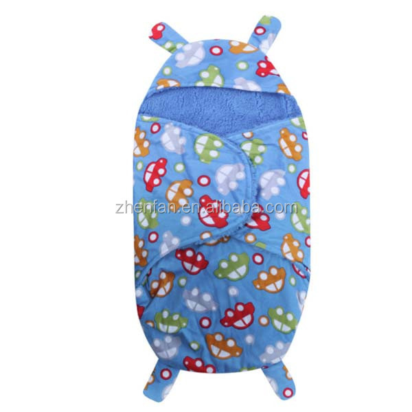 soft short plush parisarc newborn swaddle baby warm winter autumn double layer blanket & swaddling