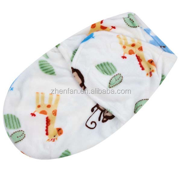 super soft flannel printed newborn baby swaddle blanket wrap