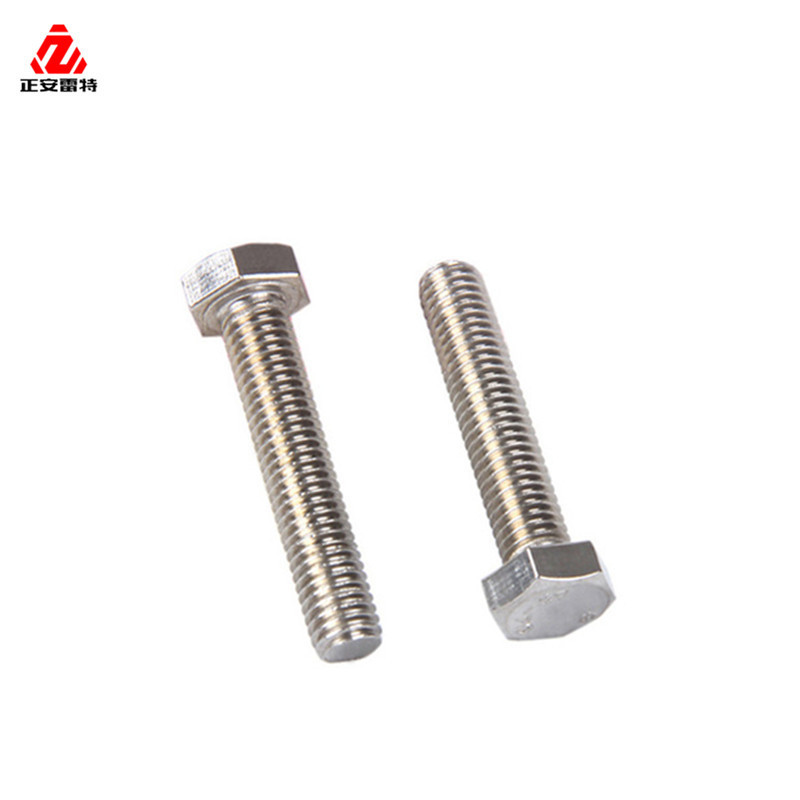 Hex bolt screw factory price customized wholesale high strength metric M6 M7 M8 M9 M15 M17 M20 304 316 stainless steel hex bolt