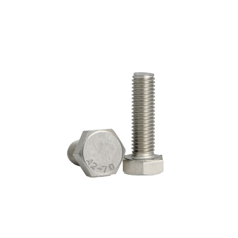 Hex bolt screw factory price customized wholesale high strength metric M6 M7 M8 M9 M15 M17 M20 304 316 stainless steel hex bolt