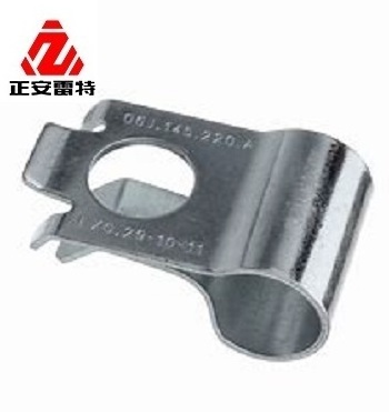 LEITE China manufacturer OEM custom black oxided spring steel stamping sheet metal belt clip