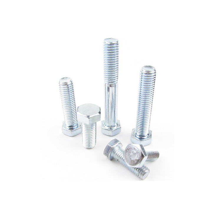 Hex bolt screw factory price customized wholesale high strength metric M6 M7 M8 M9 M15 M17 M20 304 316 stainless steel hex bolt