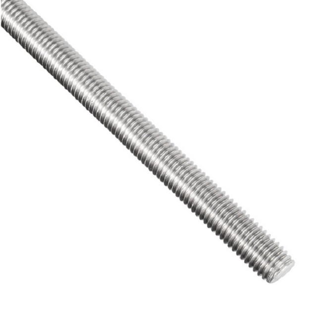 LEITE Factory Price m8 threaded rod 3m metal threaded tie rod stud bolt with threaded ends