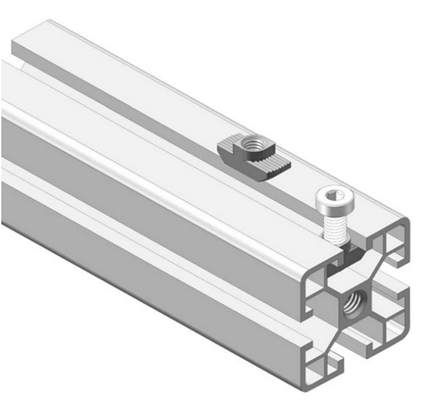 LEITE M6 thread carbon steel post install slot t nut For 30 x 60 ALuminum Profile