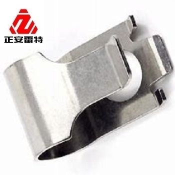 LEITE China manufacturer OEM custom black oxided spring steel stamping sheet metal belt clip