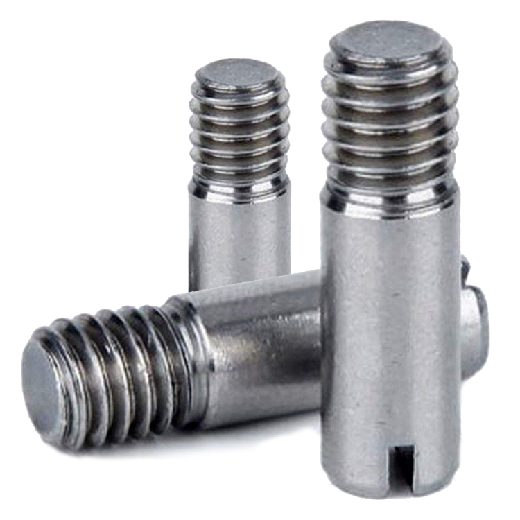 LEITE M2 M3 M4 M5 M6 M8 M10 Slotted Cylindrical Pin Dowel 304 Stainless Steel Shaft Bolt Step Screw External Thread Locating Pin