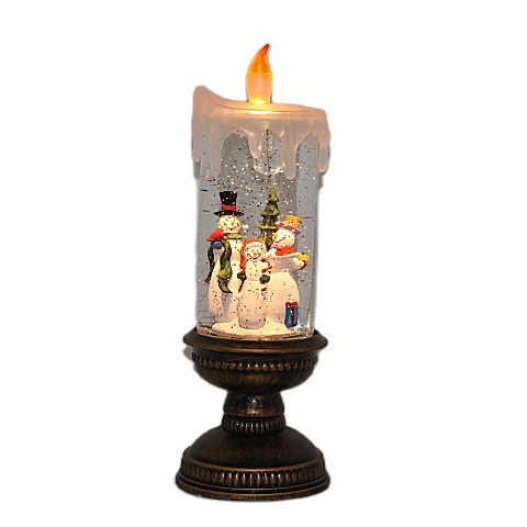 LED Vintage Candle - Antique Musical  Lantern Children's Christmas Presents Plastic Lantern Lighted Up Decoration