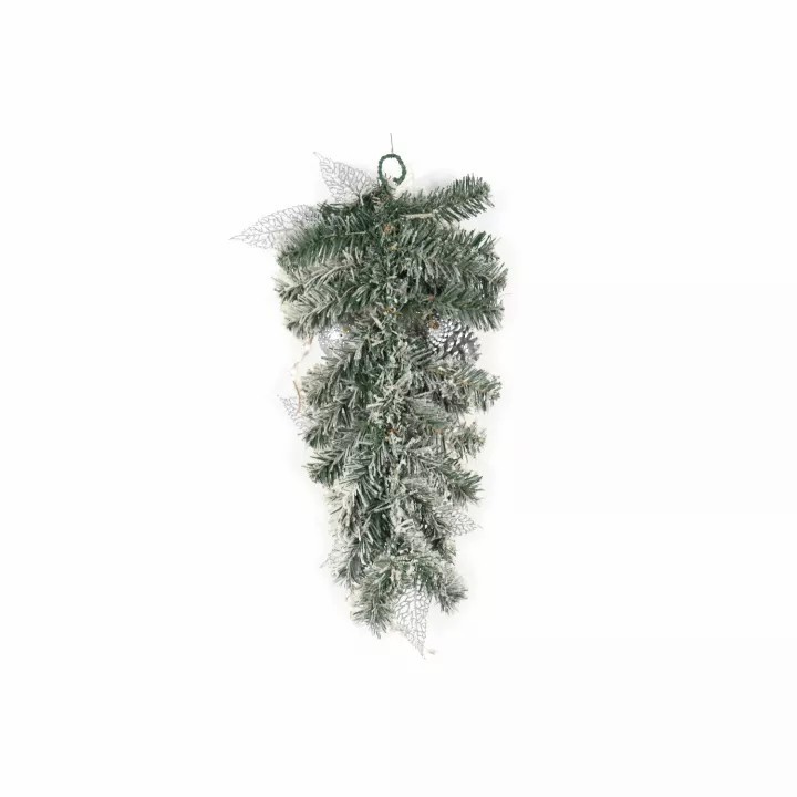 Christmas Cedar Needle Teardrop Garland For Wedding Party Home Garden Wedding Arch Decoration