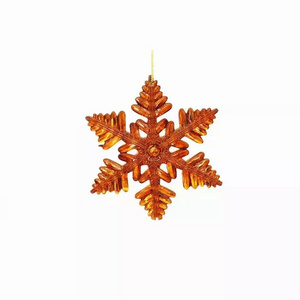 2022 Wholesale Christmas Flat Clear Acrylic Ornaments Ornament Christmas Snowflakes For Christmas Tree Decor