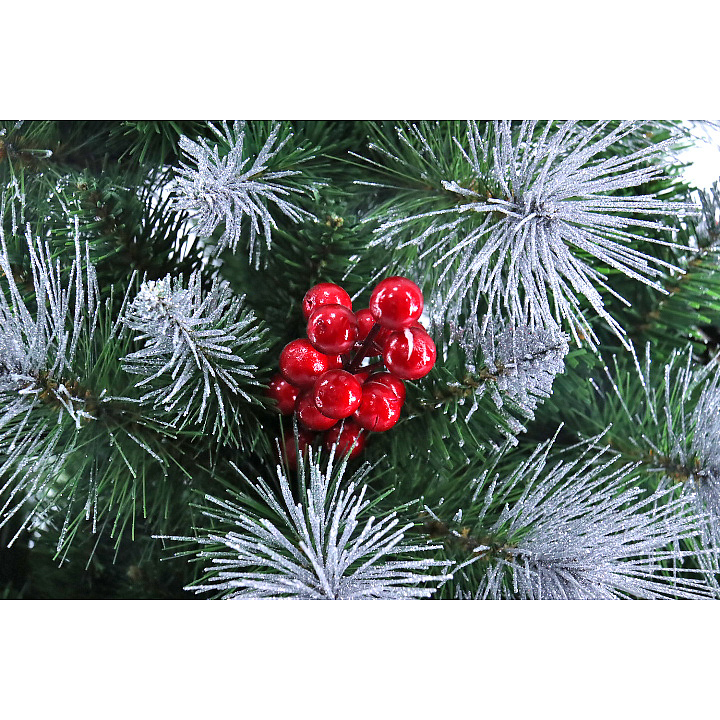 Wholesale 6Ft High PVC Christmas Tree with Berries Sprinkled with Scallions Artificial Christmas Tree Arbol De Navidad