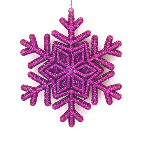 Festival Gifts Plastic Snowflake Christmas Tree Ornament Customized Glitter Gold Snowflake For Party Indoor Decoration