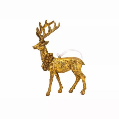 Home Resin Reindeer Christmas Decoration Supplies Indoor Wall Decor Christmas Deer Head Figurines Hanging Ornament