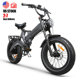 ZHENGBU K6F 20" electric bike e bike / Magnesium frame 1000W 48V folding electric bicycle /8 speed fat tire electric bike