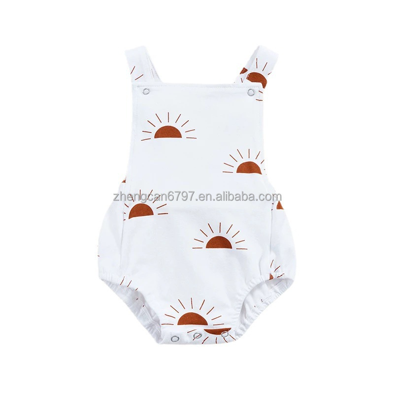 Wholesale Halloween Bamboo Polyester Baby Romper Pumpkin Pattern Long Sleeves Fashion Jumpsuit For Toddler Girl Kid Zippy Onesie