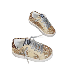 2022 Autumn New Korean Girls' Casual Soft Sole Sequin Dirty Shoes