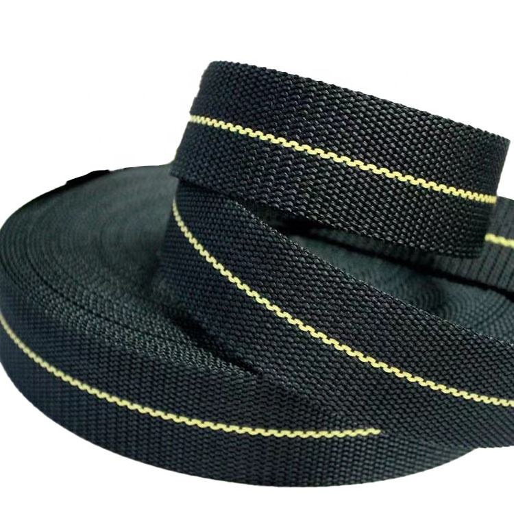 38Mm Elastic Strap Polyester Cotton Webbing Roll For Bags Clothing Webbing Sling 3 Ton