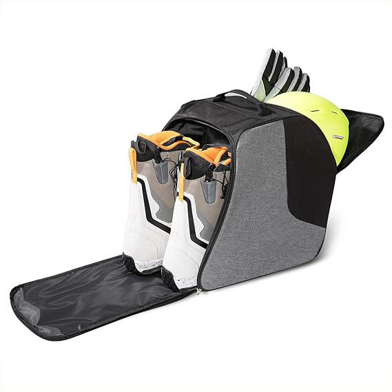 Ski Boot Bag Skiing and Snowboarding Travel Bags for Helmet, Goggles, Gloves, Outerwear & Accessories