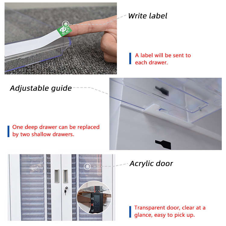 Plastic Cabinet Desktop 15 Drawer Filing Cabinet Metal Drawer File Cabinet Hardware Plastic Drawer Unit For Bolts