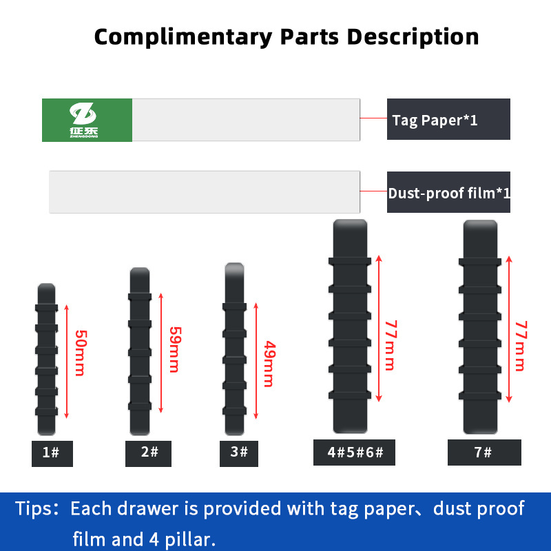 Warehouse Stackable Organizer Box Storage Bins Bolt Plastic Box Stackable Plastic Storage Tool Parts Bin