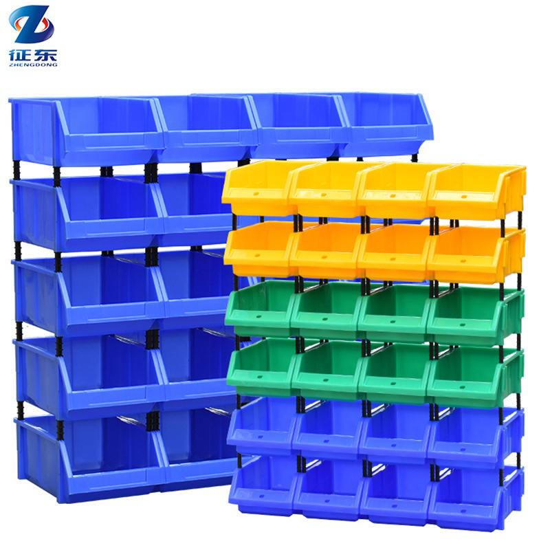 Workshop Small Parts Bolt Shelf Storage Bins Picking Stackable Bin Industrial Storage Box