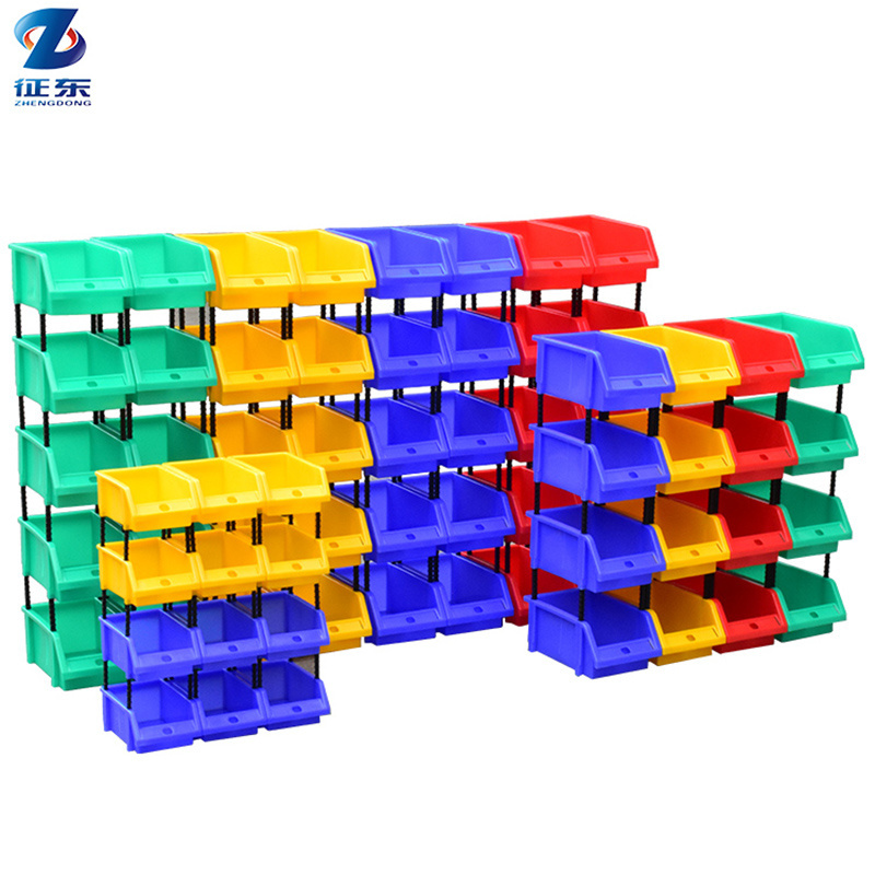 Warehouse Stackable Organizer Box Storage Bins Bolt Plastic Box Stackable Plastic Storage Tool Parts Bin