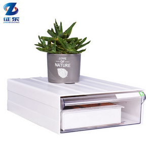 New Cabinet File Organizer Plastic Desk Organizer Japanese Desktop Storage Box Office Desk Drawer