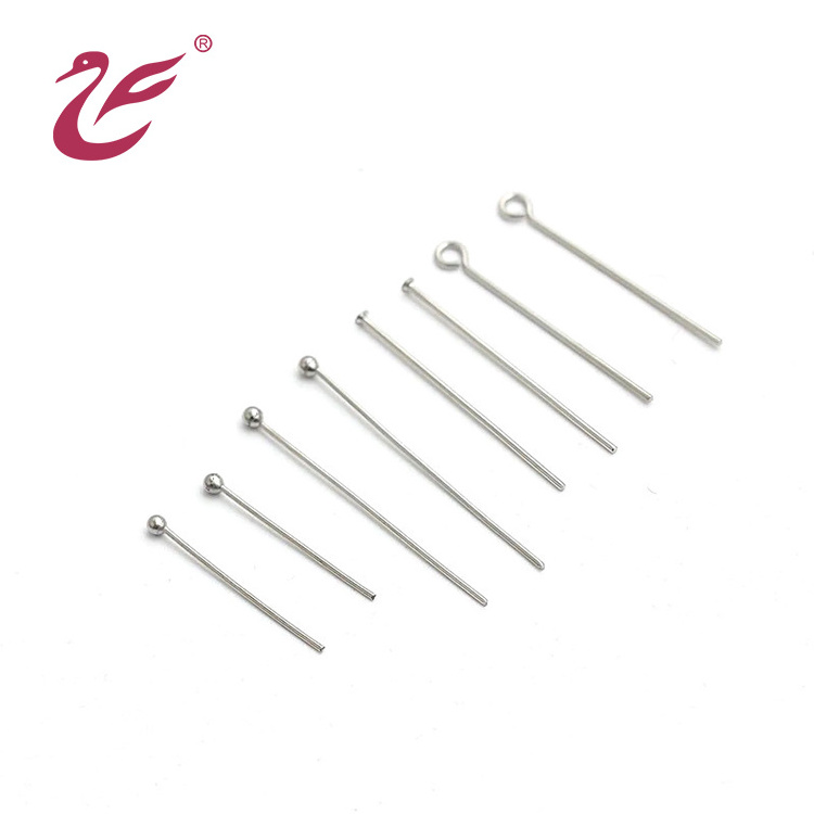 Pin Finding 925 Sterling silver headpin earring rose gold plated accessories for Jewelry Making