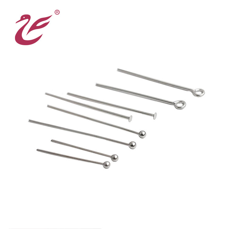 Pin Finding 925 Sterling silver headpin earring rose gold plated accessories for Jewelry Making