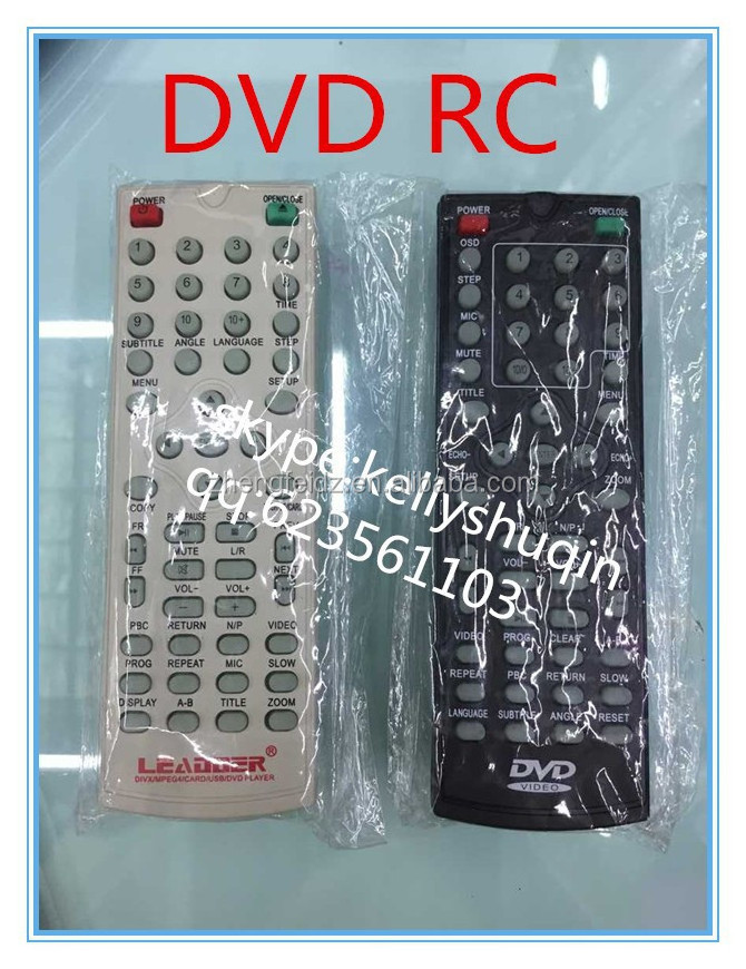 leadder dvd/divx/dvd/vcd player/dvd video remote controllers 6711R1P0898