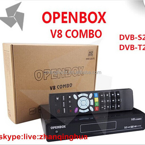 Black 39 Openbox V8 COMBO DVB-S2 Remote Control Twin Tuner Digital Satellite Receiver Mpeg2 dvb t2 set top box v8 combo HD iptv