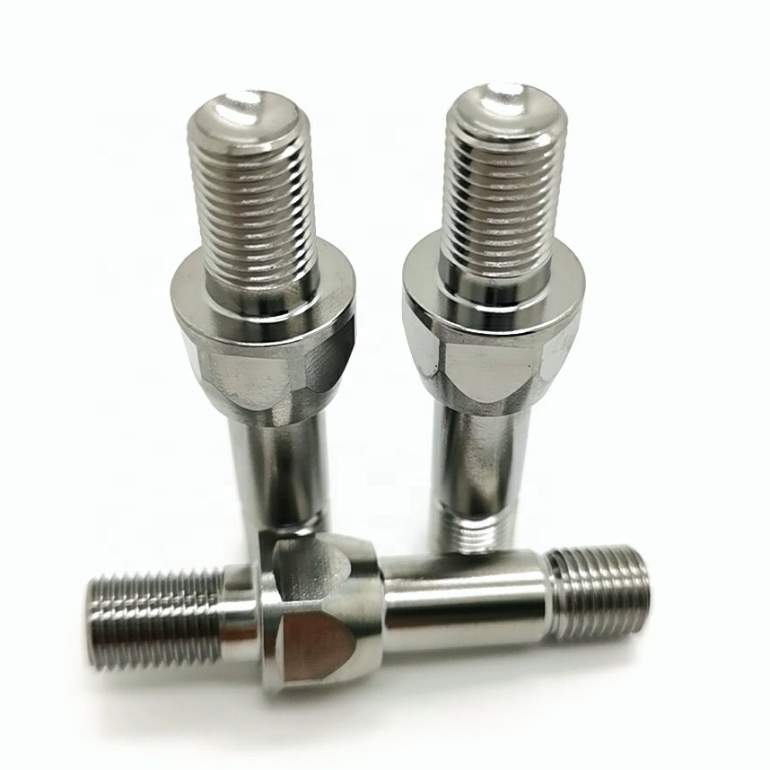 Manufacturer with nice surface Titanium Lug Wheel bolts M14x1.5 for Racing Cars titanium wheel bolt m12 1.25  for Automobile