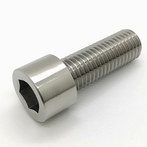 Factory price Titanium Socket Cap M8X1.25Mmx50mm 45mm 30mm 25mm 20mm Anodised Grade5 Allen Key Hex Socket Head Cap Titanium Bolt