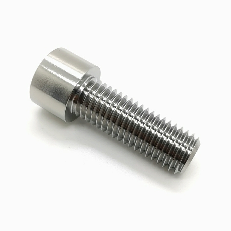 Factory price Titanium Socket Cap M8X1.25Mmx50mm 45mm 30mm 25mm 20mm Anodised Grade5 Allen Key Hex Socket Head Cap Titanium Bolt