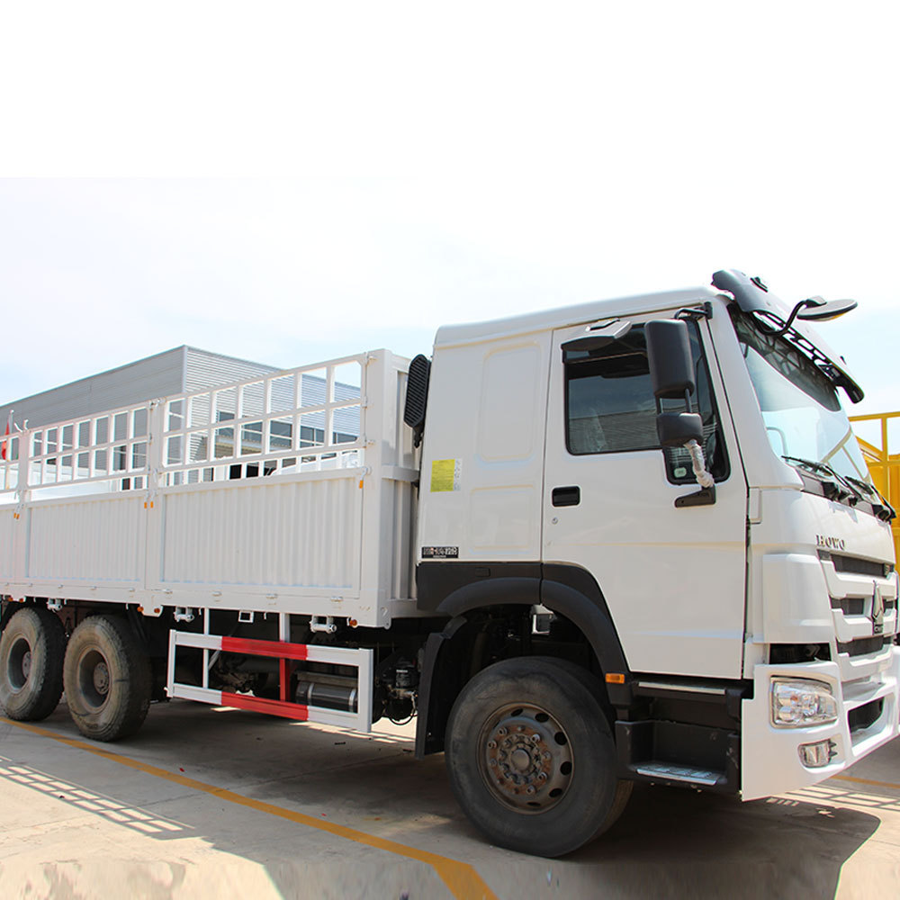 Second Hand Sinotruk Howo Cargo Truck 6x4 10 Wheeler 371HP Used Heavy Sinotruck CNHTC Fence Trucks Price Sale For Africa