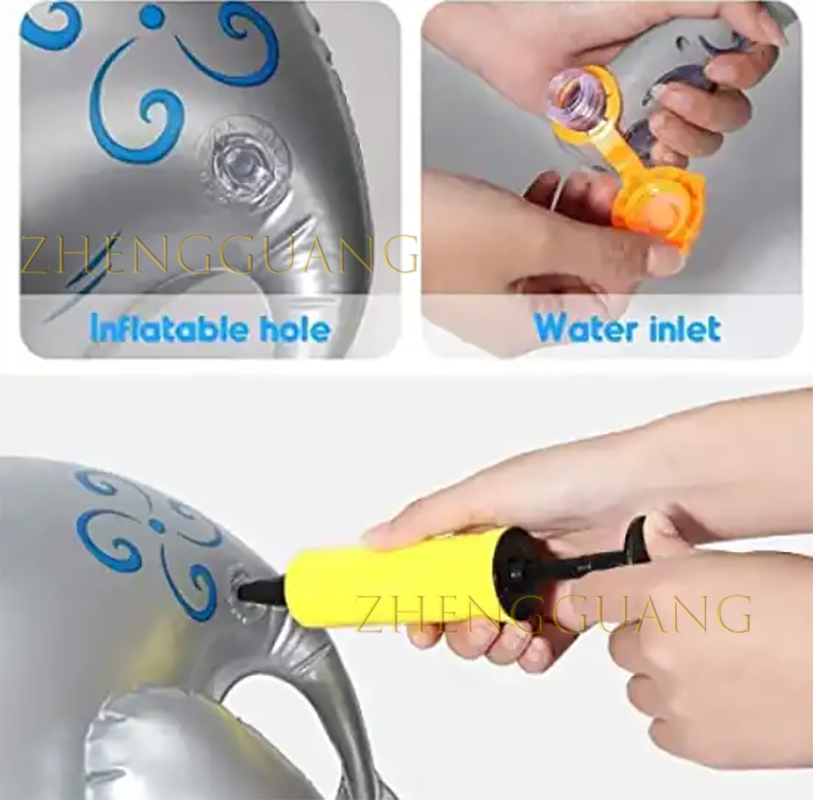 Zhengguang Toys Outdoor Inflatable Water Balloon Guns Shooting Beach Play Swimming Pool Party Game Balloon Water Spray Gun