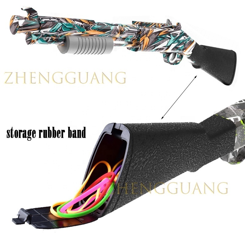 Zhengguang New Product Rubber Band Gun for Shooting Game for Adults and Kids Toy Gun