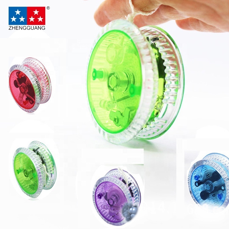 Zhengguag Small Promotional Toy Children Plastic Yoyo Ball Double Clutch Lightning Yo-yo For Hot Selling