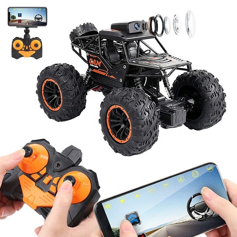 Zhengguang 1/18 Scale Mobile RC Camera Climbing Alloy Car 720P HD RC Car Hobby 2.4G 4WD Rock Climbing Remote Control Car