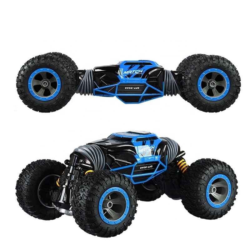 Zhengguang 1:8 Rc Car Hobby 2.4G Double Side Big Fast Rc Stunt Car 4x4 Offroad Remote Control Climbing Rock Crawler Rc Car 1 8