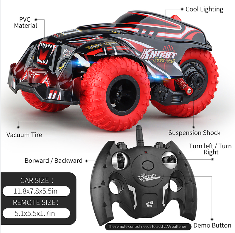 Zhengguang 1:14 RC Tricycle 180 Degree Spin the High-speed RC Toys Truck Promotional Remote Control RC Monster Truck Toy