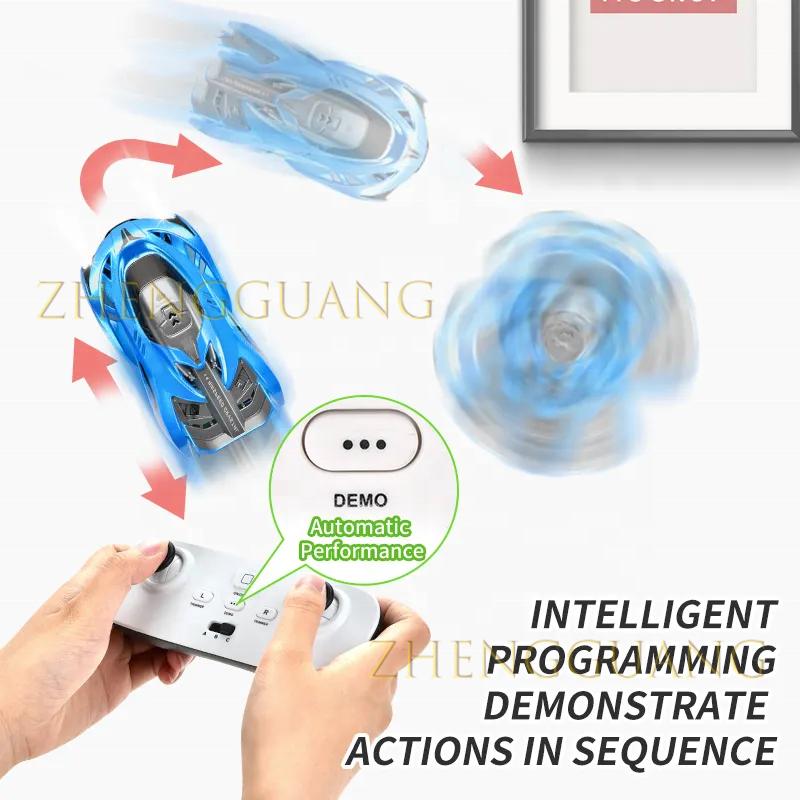 Zhengguang Remote Control Programming Wall Car Climbing Toys Novelty Anti-gravity Stunt Drift Radio Control Cars Toy RC Car Toys