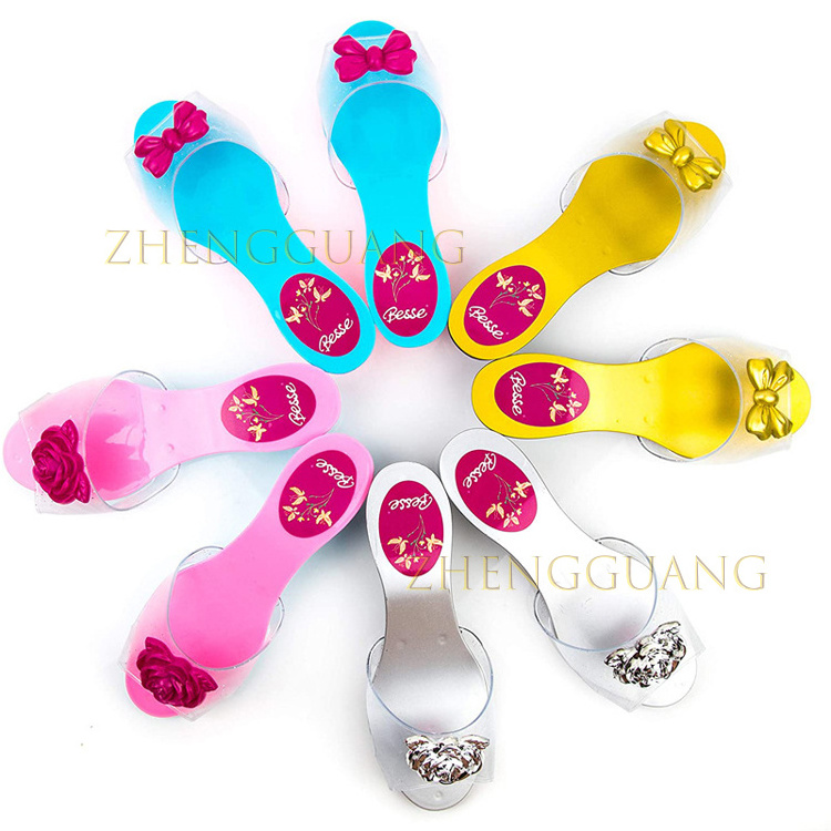 ZG Kids pretend beauty play jewelry toys dress up fashion beauty play set princess with shoes