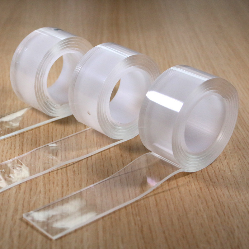 DIY Extension Pvc Double Sided Adhesive Tape Transparent Cinta Nano Balloon