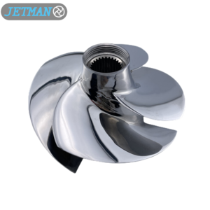 Jet Ski Impeller SRB-11/19 155.5MM  Polished Stainless Steel PWC Impeller Fot for Sea-Doo GTX 155/GTX S 155 (2010-2017)