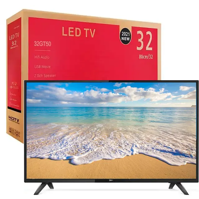 LED 32 TV Guangzhou Suppliers 4k uhd flat screen TV buying in bulk wholesale 60 55 32 58 inch lcd led smart android tv television