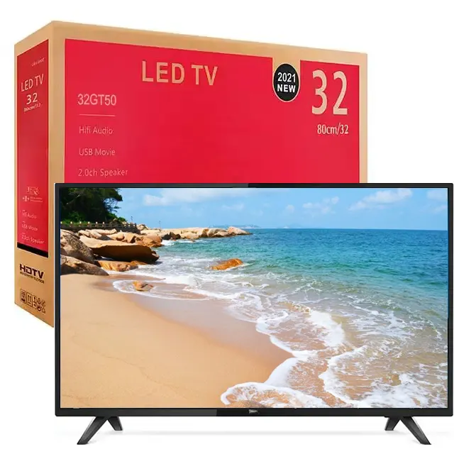 LED 32 TV Guangzhou Suppliers 4k uhd flat screen TV buying in bulk wholesale 60 55 32 58 inch lcd led smart android tv television